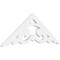 Ekena Millwork Pitch Preston Architectural Grade PVC Gable Pediment, 36"W x 13 1/2"H x 1"P (9/12) GPP036X014X100PRE - alternate 1